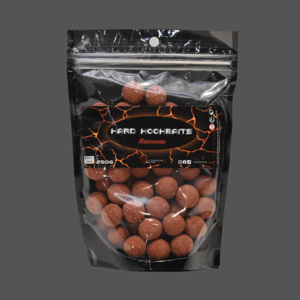 Hard Hookbaits Redworm 20mm – 24mm – 250gr